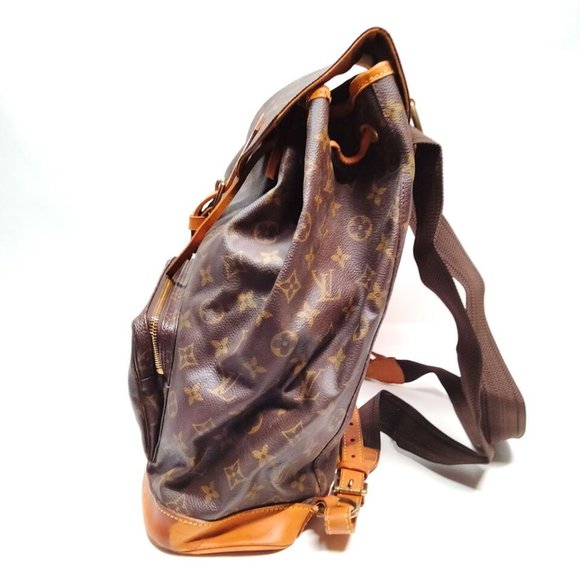 (D440) Louis Vuitton LV BackPack Bag Montsouris GM Brown Monogram - Picture 3 of 7